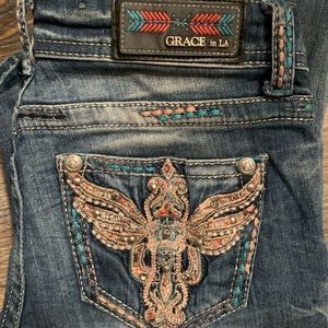 COPY - Boot cut blue jeans
